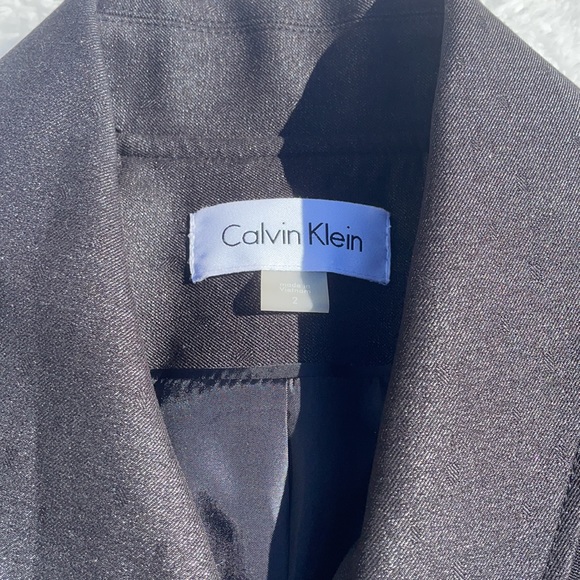 Calvin Klein Blazer Gray Size 2 - Picture 2 of 3